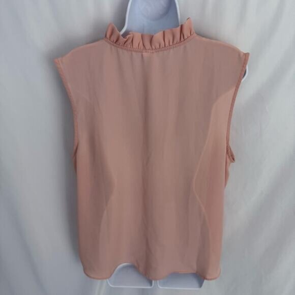 Elle Sleeveless Blouse Size X-Large - Picture 6 of 9